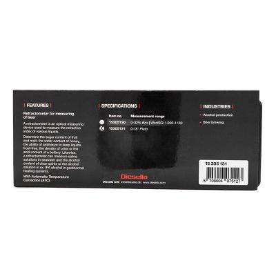 Refraktometer Øl/Alkohol (0-18° Plato) med